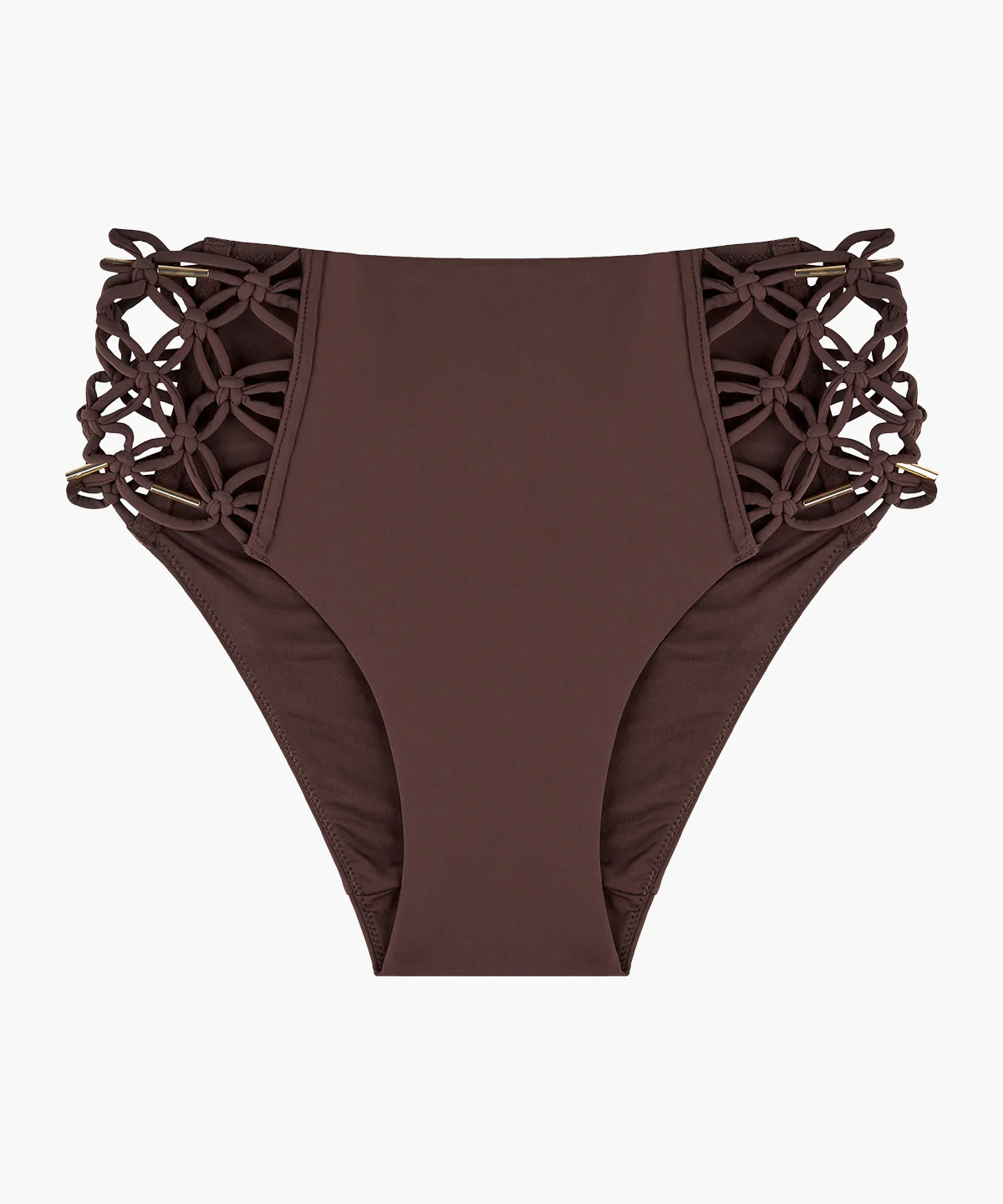 Gipsy Muse Bas de maillot de bain taille haute Henna