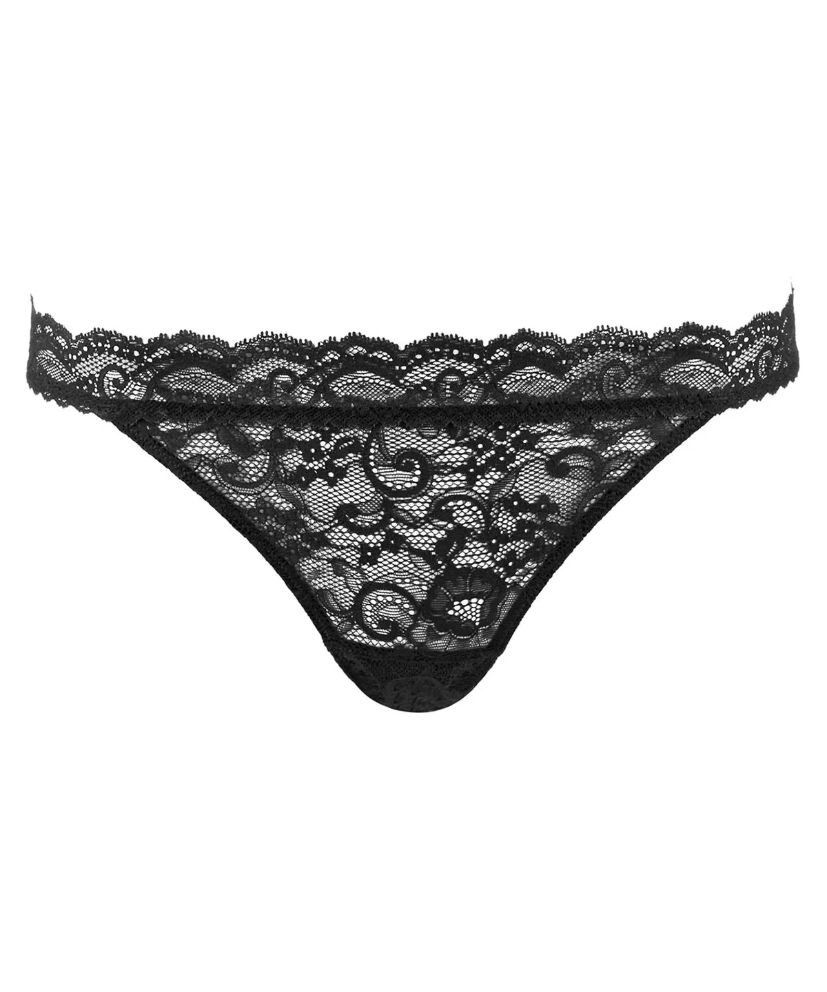 Boîte à Désir Culotte taille basse Noir