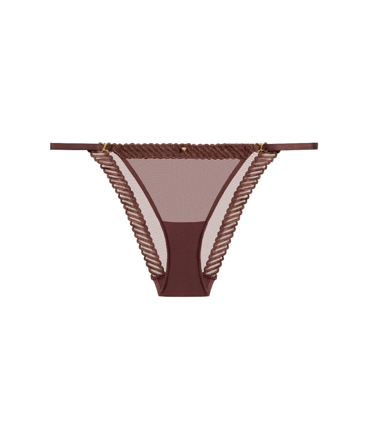 Sheer Emotion Culotte taille basse Sepia