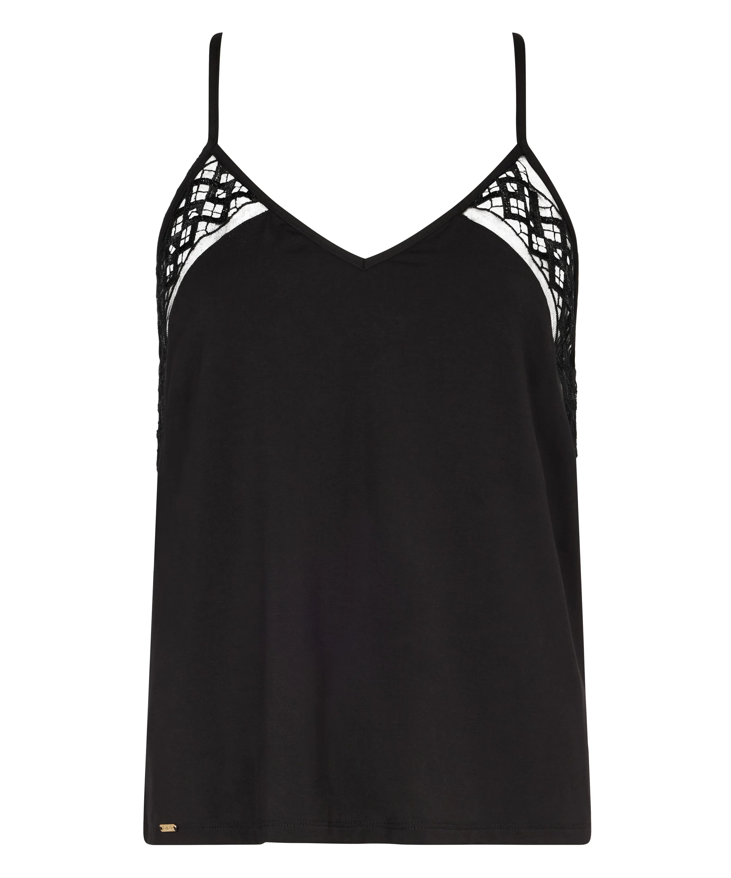 Sweet Obsession Top à fines bretelles Black