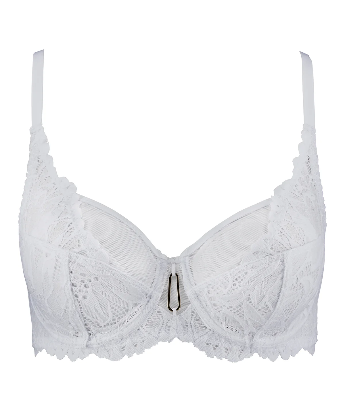 Flowermania Soutien-gorge Emboîtant Foulard Blanc
