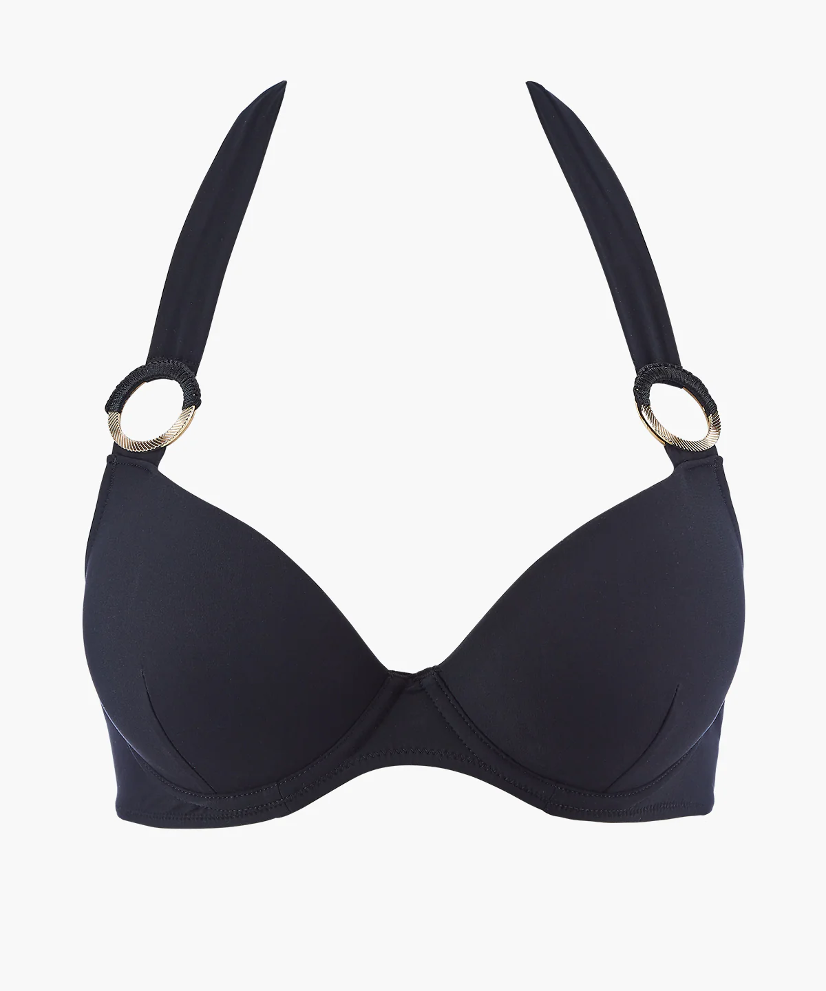 Secret Cove Haut de maillot de bain Push-up coques Noir