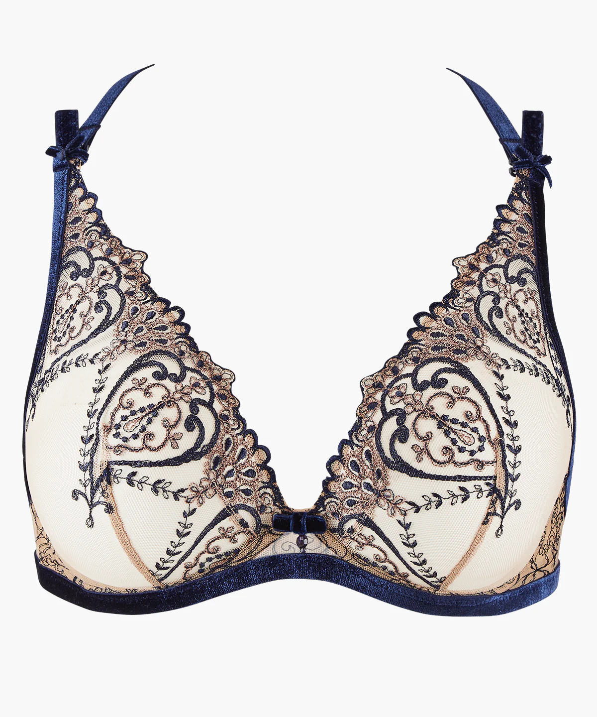 Coeurs Enlacés Soutien-gorge Triangle avec armatures Nightfall